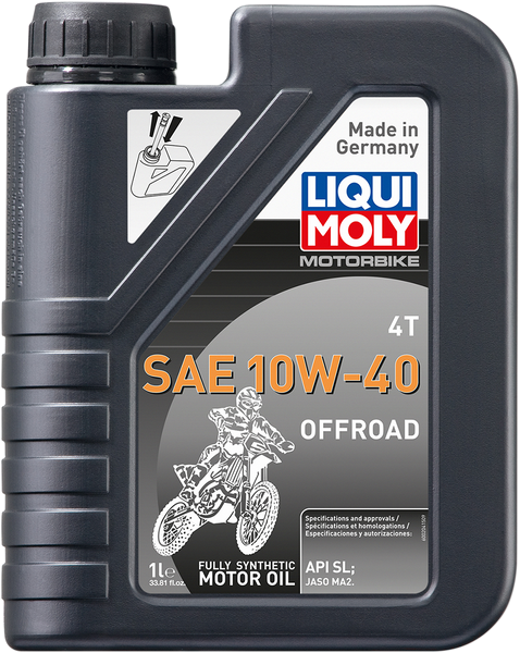 LIQUI MOLY Offroad 4T Oil - 10W-40 - 1L - Part #20082