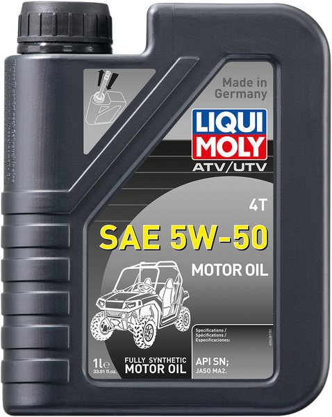 LIQUI MOLY ATV/UTV 4T Engine Oil - 5W-50 - Part Number 20212