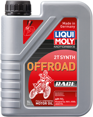 LIQUI MOLY Off-Road Synthetic 2T Oil - 1 Liter (Part No. 20178)