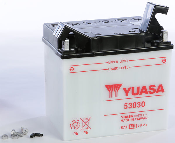 YUASA YUAM2230B Battery 53030 Conventional - High Cranking Power