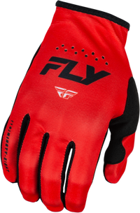 FLY RACING Youth Lite Gloves Red/Black 377-712YS