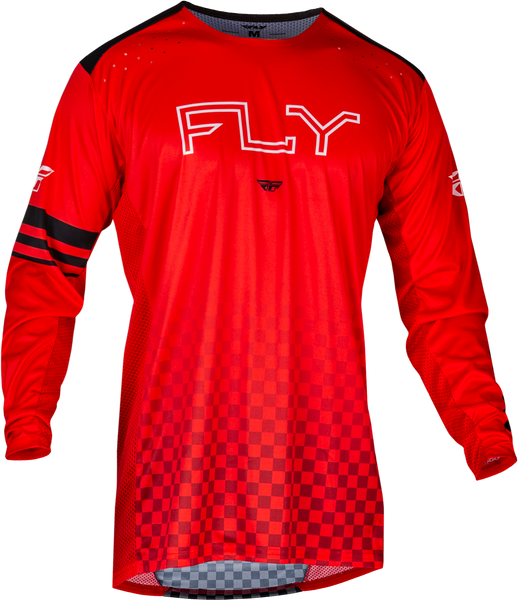 FLY RACING Rayce Bicycle Jersey Red 2x - Performance Long Sleeve Cycling Jersey