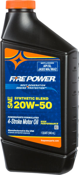 Synthetic Blend 4 Stroke Oil 20w 50 Qt 12/Case