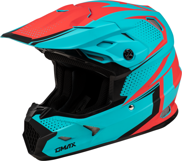 GMAX MX-96 Helmet Matte Blue/Red D39621005 - Durable & Lightweight Safety Gear