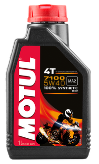 MOTUL 7100 4T 5W40 1 Liter - Premium Synthetic Motorcycle Oil