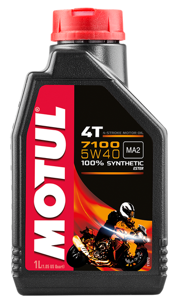 MOTUL 7100 4T 5W40 1 Liter - Premium Synthetic Motorcycle Oil