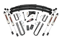 Rough Country | 4 Inch Lift Kit | Rear Blocks | V2 | Ford F-250/F-350 Super Duty 4WD (1999) | 49470