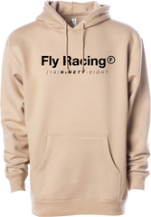 FLY RACING Fly Trademark Hoodie Sandstone Large