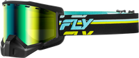 Focus Snow Goggle Blk/Hi Vis W/Green Mirror/Yellow Lens