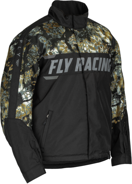 FLY RACING Outpost Jacket Obskura Skyfall Large - Weatherproof & Breathable