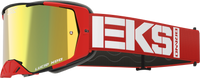 EKS BRAND Lucid Caliber Goggle with Red Gold Mirror Lens - Part Number 067-12045