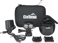 Oxbow Gear HL1005 Voyager Helmet Light Kit with Rechargeable Lithium Battery