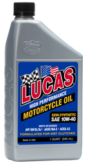 Lucas Semi Synthetic High Performance Oil 10W-40 1qt - Part #10710