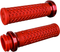 ODI Vans Signature Cable 1" Dark Red/Red V31VHCWDR-R Grips for V-Twin Motorcycles