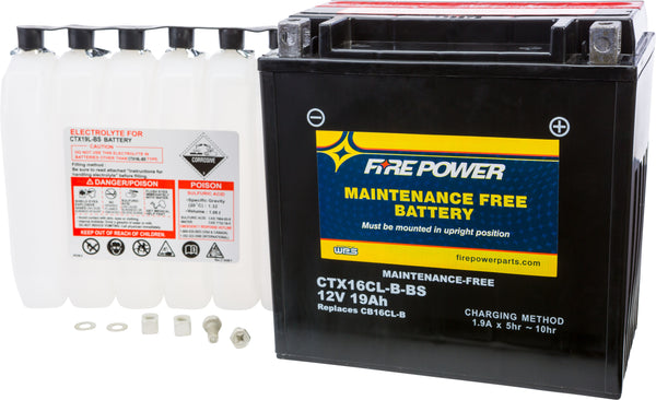 Battery Ctx16cl B Bs Maintenance Free