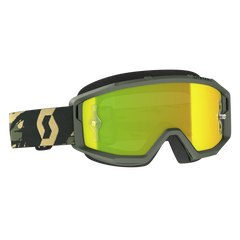 SCOTT Primal Goggle Camo/Khaki Yellow Chrome with Works Lens - Part Number 278597-6800289