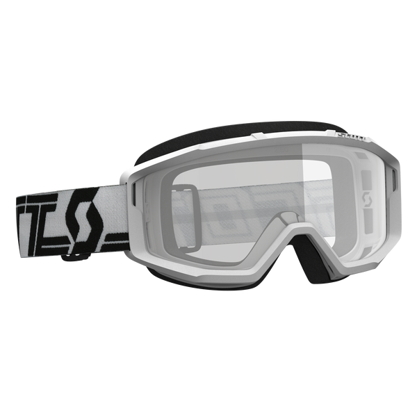 SCOTT Primal Goggle White/Black with Clear Lens - Part Number 278598-1035043