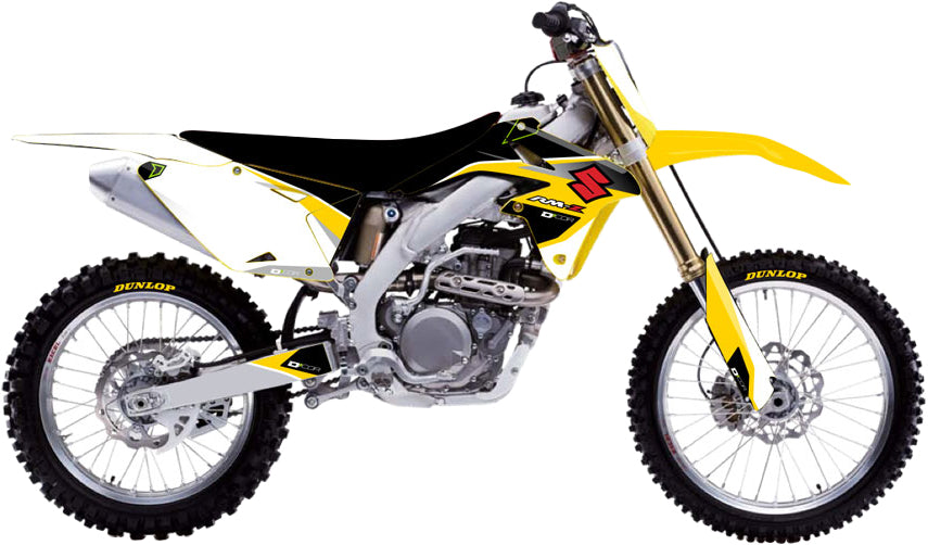Suzuki Raceline Graphics Complete Kit White