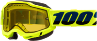 100% Accuri 2 Snowmobile Goggle - Fluo Yellow with Yellow Lens - Part Number 50021-00003