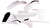 POLISPORT Plastic Body Kit White - Part Number 90508