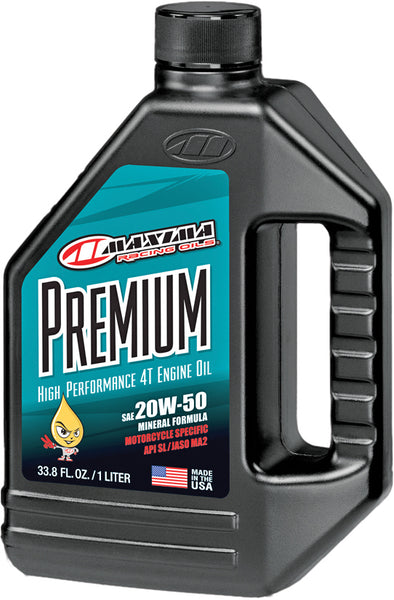 MAXIMA Premium 4T 20W-50 Engine Oil 1L - Part Number 35901