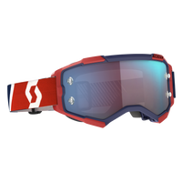 SCOTT Fury Goggle Red/Blue with Blue Chrome Works Lens - Part Number 272828-1228349
