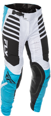 FLY RACING Lite Pants Blue/White/Black Size 28 - High-Performance Riding Gear