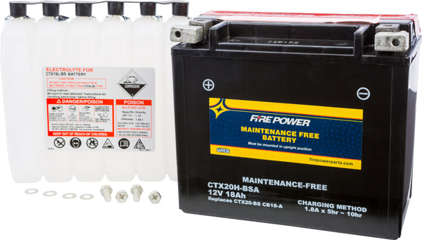 Battery Ctx20h Bsa Maintenance Free