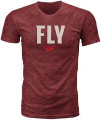 Fly Wfh Tee Red Heather Xl