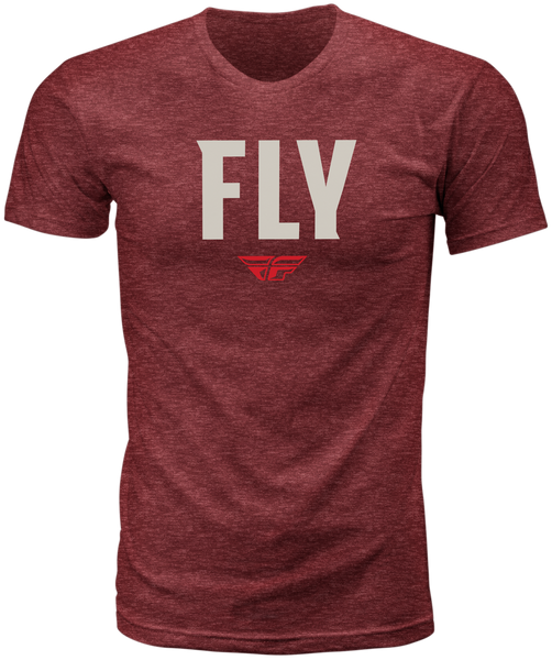 Fly Wfh Tee Red Heather Md