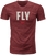 Fly Wfh Tee Red Heather Md