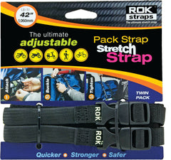 ROKSTRAPS Adjustable Pack Strap - 12" to 42" with Quick Release Buckles (Part No: ROK10314)