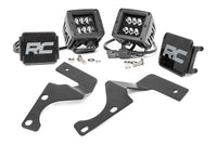 Rough Country | LED Light Kit | Ditch Mount | 2" Black Spot Pair | Toyota 4Runner (10-24) | 70796