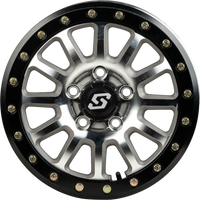 SEDONA Sano Bdlk Wheel 15x7 5/4.5 6+1 (+50mm) Black/As Cast - A21MA-57012+50