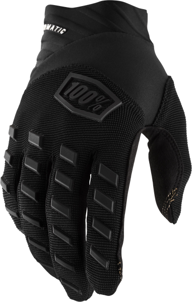 100 Percent Airmatic Gloves Black/Charcoal MD - Versatile Riding Gear