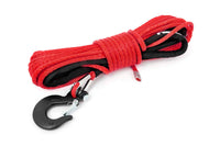 Rough Country | Synthetic Rope | 1/4 Inch | 50 Ft  | Red | RS161