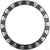 SEDONA SBL-14M-A72-RING-18 Split 6 Replacement Bdlk Ring 14" Black/Machined