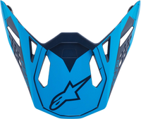 M10 Helmet Visor Meta Matt Blue