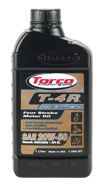 TORCO T672055CE 20W-50 Synthetic Blend Motor Oil - 1 Liter