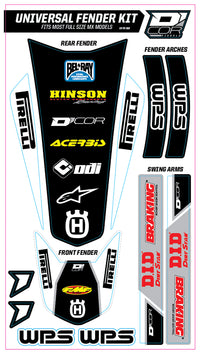 Trim Kit White Wps Universal For Full Size Motorcycles