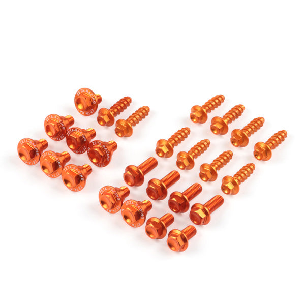 Aluminum Bolt Kit Orange