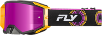 Zone Elite Goggle Blk/Yel/Pur W/ Magenta Mirror/Smoke Lens
