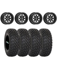 Valor Offroad V07 SATIN BLACK beadlock on System 3 RT320