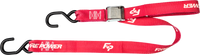1.5" Tie Down Red 2/Pk