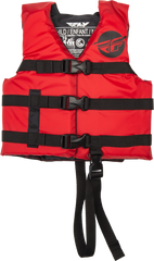 FLY RACING Child Flotation Vest Red/Black - Part Number 221-30322