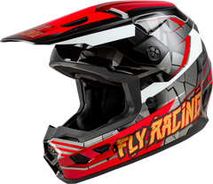 FLY RACING Youth Kinetic Scorched Helmet Red/Black/White A0030639YL