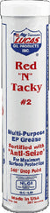 Lucas Red 'N' Tacky #2 Grease 14.5oz Cartridge - Part #10005-30