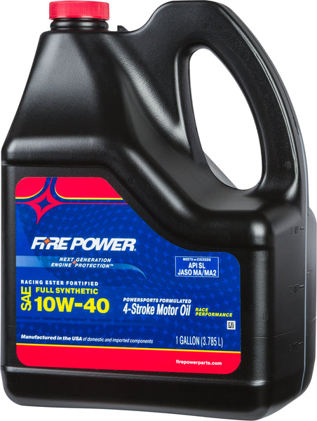 Synthetic 4 Stroke Oil W/Ester 10w 40 Gal 4/Case