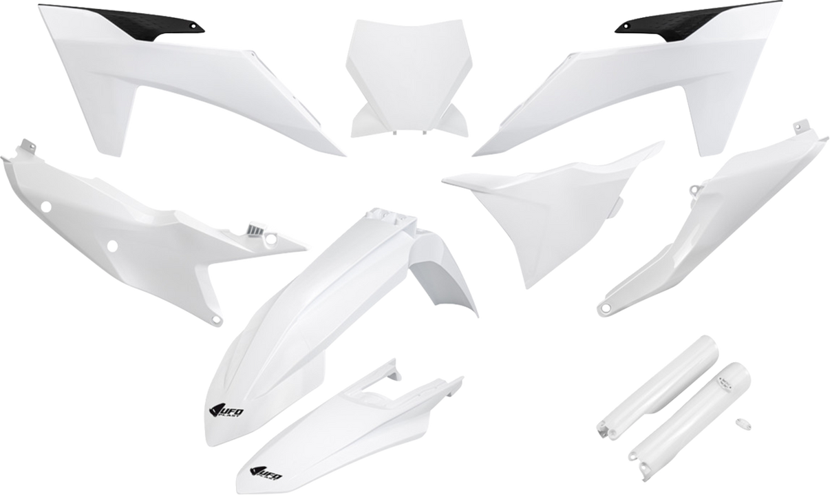 UFO Body Kit for KTM SX/SX-F Models - White, Part Number KTKIT529F@042
