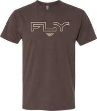 FLY RACING Fly Edge Tee Espresso Medium - Part Number 354-0312M